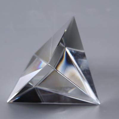 중국 China new product crystal pyramid white fusion stone crystal triangle for wholesale 판매용