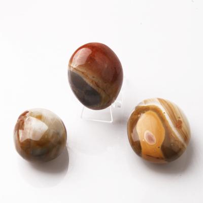 China Natural Hand Polished Ocean Jasper Crystal Polished Eggs For Decoration from China en venta