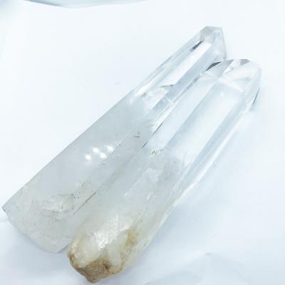 China China Wholesale Natural Pure White Crystal Therapy Prisms Hex Piont for sale