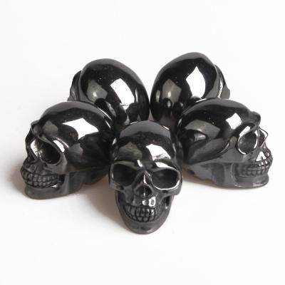 China China Factory Hot Selling Natural Cool Hand Carved Iron High Quality Meteorites Crystal Skulls For Halloween for sale