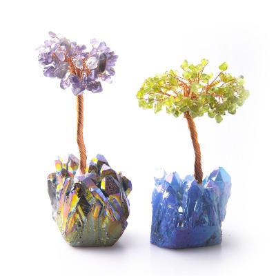 China China Group Wholesale High Quality Electroplating Crystal Tree For Decoration for sale