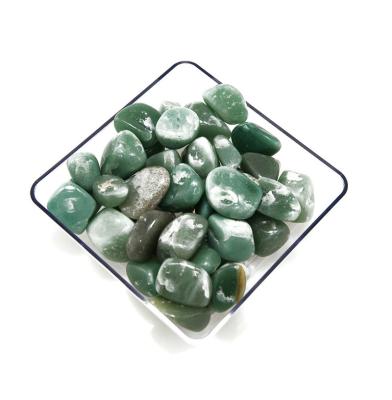 China Chips Wholesale Home Natural High Quality Green Aventurine Stone Decoration Gravel Irregular Gemstone for sale