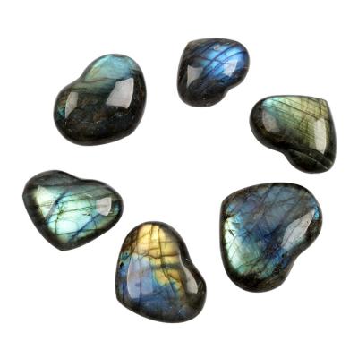 China Wholesale Natural Crystals Stone China Palm Labradorite Blue Instant Hearts Folk Crafts Healing for sale