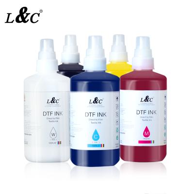 China L&C Korea hot selling quality 500ml dtf ink for epson r3000 r2400 xp600 dx5 DTF ink for sale