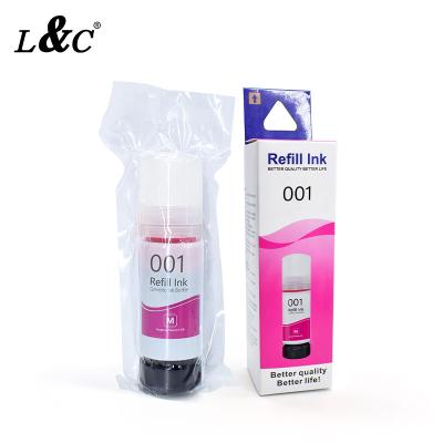 China L&C Forn Hot Selling Black Ink Printing Inks 70ml Tears For Epson L4150 L4160 L6160 L6170 L6190 001 for sale