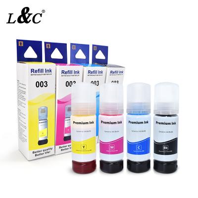 China High quality refill ink cup ink EP003 003 compatible for Epson printer L3110/L3150/L3101/L3100 EP003 003 ink for sale