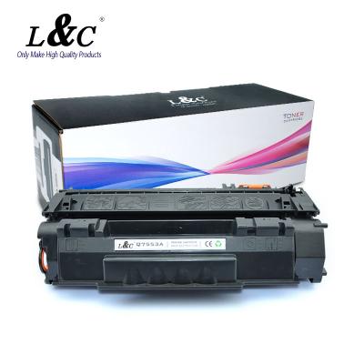 China COMPATIBLE Q7553A 53A toner cartridge compatible for HP printer P2014/P2015 toner cartridge for sale