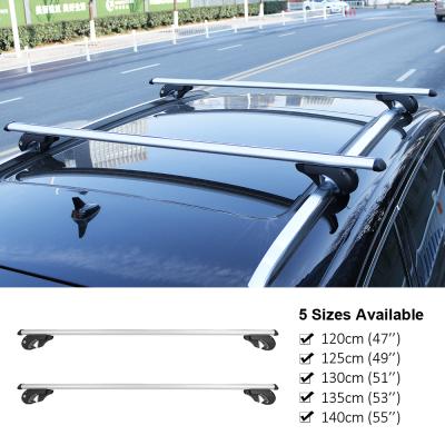 China Universal ABS Aluminum Bracket Roof Top Cargo Carrier Luggage Carrier Car Roof Rack for sale