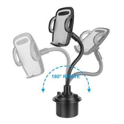 China Flexible Home and Car Accessories Car Cup Holder Phone Mount, Mobile Phone Cup Holder with Longer Neck for sale