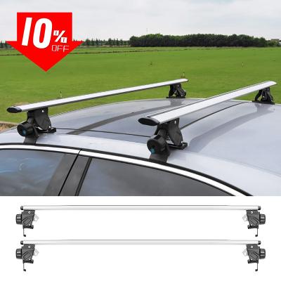 China 4x4 Roof Top Cargo Luggage Carrier Customized Universal Aluminum Car Rack Multifunctional Cross Bar Carrier Rack for sale