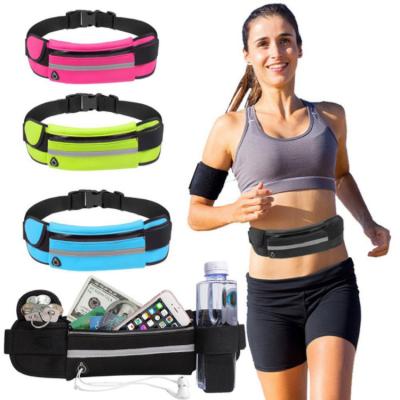 China Multi-Functional Outdoor Travel Running Bag Cell Phone Bottle Waist Sports Bag Belt Holder Belt Bag for sale