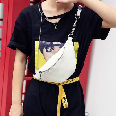 China Women's Pussy Pack Lady PU Waist Bag Fashion Cross Body Bag Leather Pussy Pack For Wholesale for sale