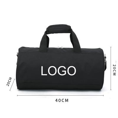 China Sports duffel bag Custom travel sports duffel bag cylinder pattern yoga gym fitness waterproof duffel bag for sale