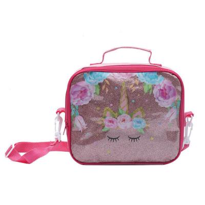 China Waterproof Cute Kids Insulated Shoulder Cooler Bag Cartoon Kids Lunch Cooler Bag For Travel for sale