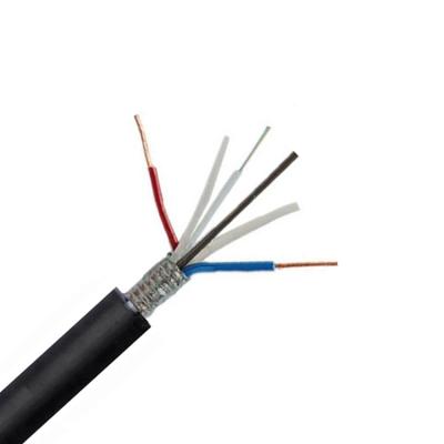 China 4 Core Single Mode Photoelectric Direct Buried Photoelectric Composite Fiber Optic Cable for sale