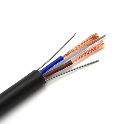 China Outdoor 4 8 12 Photoelectric 24 Core Single Mode Photoelectric Compound Power Fiber Optic Cable High Quality for sale