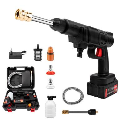 China China-chic China-chic New China-chic Portable Powerful New Lithium 24V High Pressure Lithium Water Gun Cordless Car Washer for sale