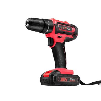 China JLD 2022 hardware electric cordless screwdriver electric drill with 21V lithium battery two-speed rechargeable screwdrivers for sale