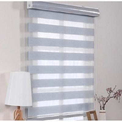 China Minimalist QINGYING Factory Customized Zebra Blinds Day Night Double Roll Curtains for sale