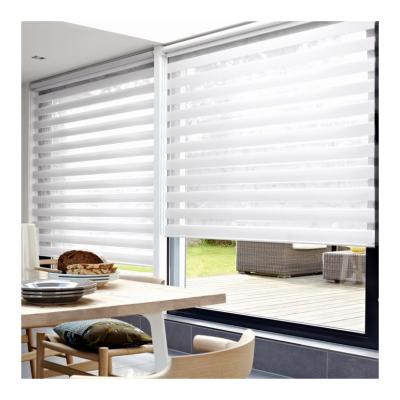 China QINGYING Zebra Blind Factory Customized Manual Window Zebra Blinds Electric Blinds For Smart Homes for sale