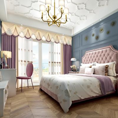 China High Quality Blackout QINGYING Factory Sell Italy Velvet Ready Made Curtains And Drapes Wholesale For Living Room for sale