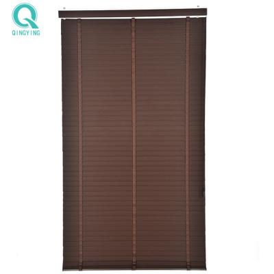 China QINGYING Flame Retardant Anti-UV Factory Custom Horizontal External Venetian Blinds With Blackout Window Waterproof Fabric for sale