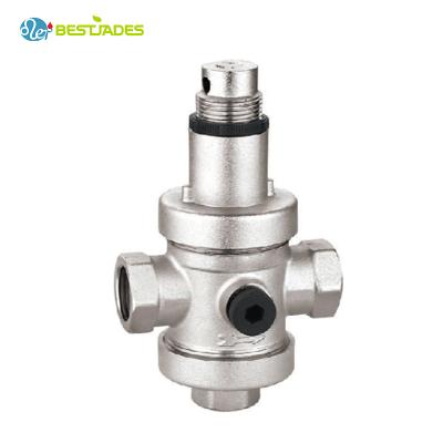 China BJ44004 General Regulator Brass Pressure Reducing Safety Valve For Water Heating System for sale