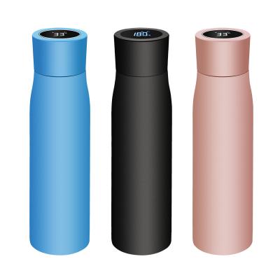 China High Quality Viable Sale Temperature Display Thermos Hot Water Bottle UV Sterilize Insulated Water Bottle for sale