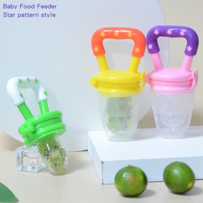 China 2021 Wholesale Eco-friendly New Design Safety Feeder Silicone Baby Bite Fruit Vegetable Pacier Feeder For Baby for sale