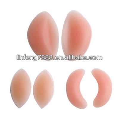 China Hot and fashion waterproof silicone thicken Sexiy breast enhancers/silicone silicone pads bra U insert for sale