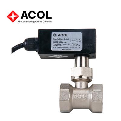 China Body: 5a 250v nickel plated brass micro oil flow switch for refrigerators for sale