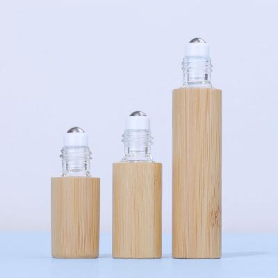 China Personal Care Leak Proof 3ml 5ml 10ml Refillable Glass Roll On Bottle Eye Cream Perfume Bottle With Trackball for sale