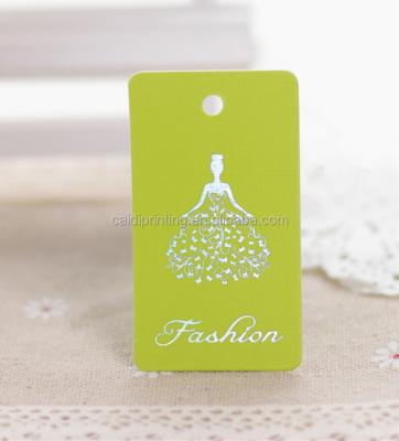 China Sustainable Custom Hang Tags For Clothing , Coated Paper Tag Customized Clothing for sale