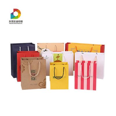 China 2019 BIODEGRADABLE hot sale printed paper bag logo kraft paper bag packaging paper bag for shopping for sale