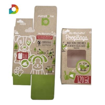 China Color Recyclable Wholesale Die Cut Paper Box Printing With Window for sale