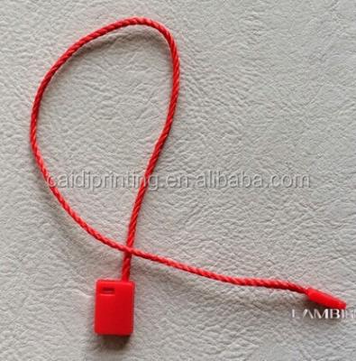 China Durable Clothing Plastic String Seal Tag for sale