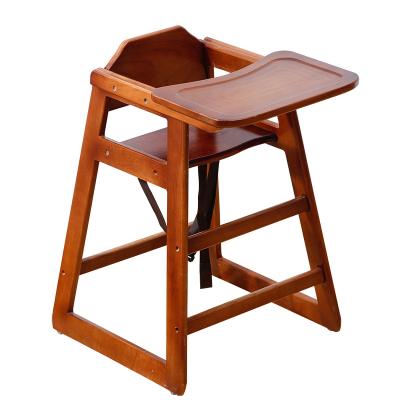 China Adjustable Solid Wood Referee Chair Childcare Child Eating Table Seat Baby Feeding Highchair for sale