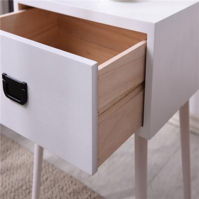 China Custom Storage Bedroom Furniture Wooden Bedside Cabinet Storage Cabinet for sale