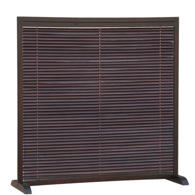 China Retro and nostalgic/old furniture awning, adjustable luminance, solid wood screen, partition, folding, simple modern living room folding mobile screen, double Sid for sale