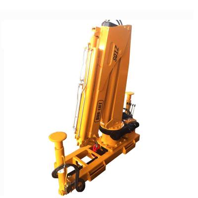 China TRUCK CRANE Manufacturer Factory Price 1 Ton Knuckle Boom Truck-Mounted Crane Small Mobile Crane for sale