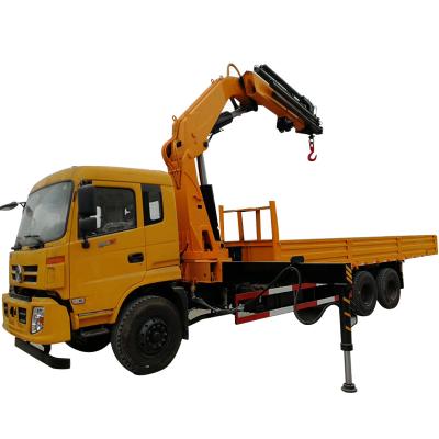 China TRUCK CRANE 25T Hydraulic Truck Crane Knuckle Boom Truck Mounted Crane for sale