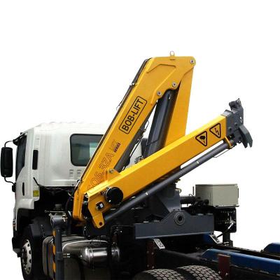 China TRUCK CRANE SQ6.3ZA3 Ton Hydraulic Truck Mounted Crane Knuckle Boom Truck Mounted Crane For Construction for sale