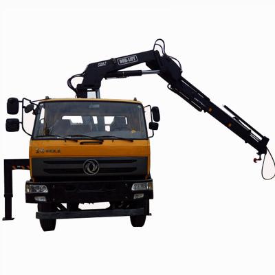 China TRUCK CRANE Crane Truck Boblift SQ8ZA3 Truck-mounted crane 8ton knuckle boom truck mounted crane for sale