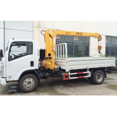 China TRUCK CRANE Boblift New 3.2 Ton Hydraulic Knuckle Boom Truck Mounted Crane SQ3.2SA2 for sale