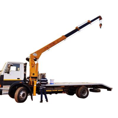 China TRUCK CRANE 6.3 Ton Chinese BOB-LIFT Crane Industrial Construction Truck Mounted Crane are for sale for sale