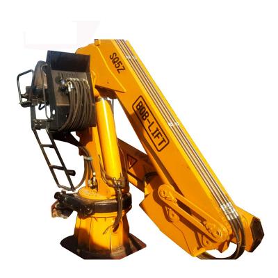 China Marine CRANE 5T TRUCK Ship Crane Platform Crane Hydraulic Knuckle Boom Marine Crane for sale