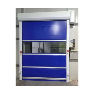 China Waterproof High Quality Sound Insulation Fast Strong Capacity Fast Passage Power Sliding Speed ​​PVC Door for sale