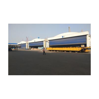 China Factory Source Supplier Windproof Flexible Steel Flexible Heavy Duty Aircraft Hangar Flexible Door for sale