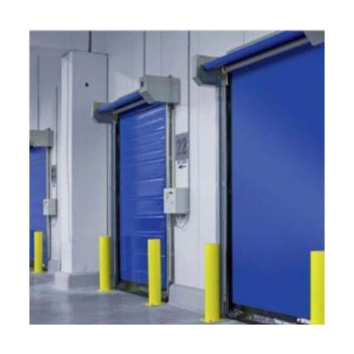 China Thick Plate Storage Door Warehouse PVC Frame Cold Storage Contemporary Hot Selling Automatic Fast Rolling Door for sale