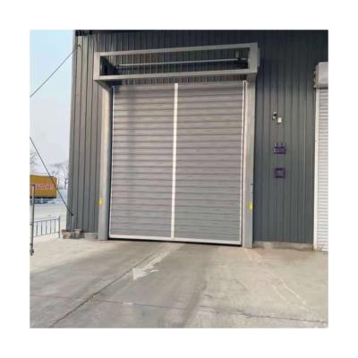 China New Popular Thermal Insulation Vortex Commercial Security Turbo Rolling High Speed ​​Sliding High Speed ​​Door for sale